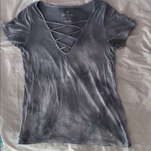 Blue/Grey Cute Shirt